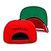 Mitchell & Ness Atlanta Hawks Core Basic Snapback Hat Adjustable Cap - Red/Black/Hardwood Classics