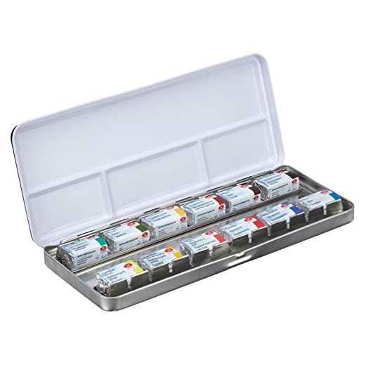 White Nights Noches Blancas 80102 - Acuarela, 12-Metal Case