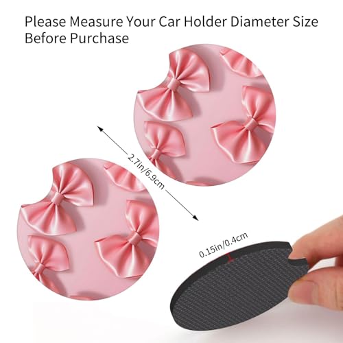 Portavasos para Auto Set 2 Neopreno Absorbentes Multicolor miniatura 2