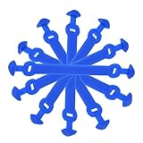 PATIKIL Tennis Vibration Dampeners, 6 Pack Silicone Racquet Shock Absorber Racket String Damping, Blue