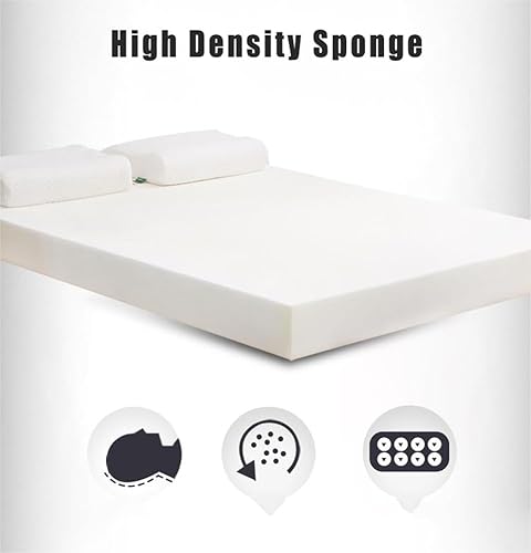 Miniatura 4 de Hoja de espuma cuadrada de alta densidad de espuma de tapicería de 12"3"4" de grosor, almohadilla de asiento de sofácolchón de cama de perroespuma