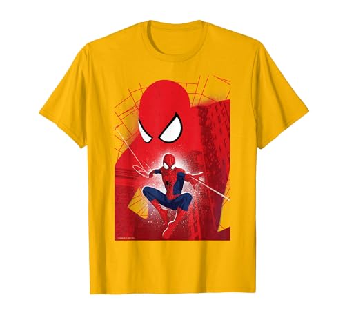 Image of Marvel Spider-Man: No Way Home The Amazing Spider-Man T-Shirt, Men, Golden Yellow, Medium