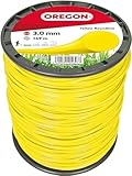 Oregon Yellow Round Hilo Redondo para Desbrozadora 3mm, 3.0mm x 169m (69-371-Y)