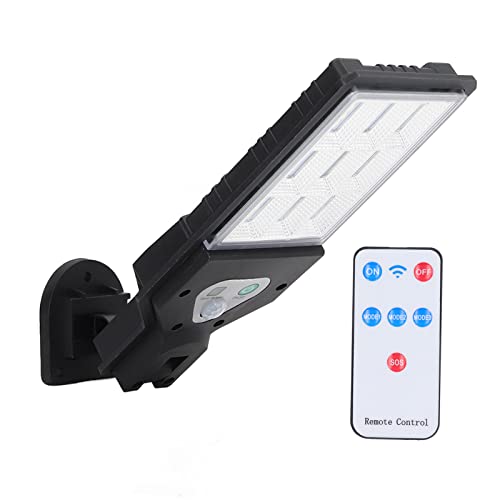 Lámpara de Iluminación COB, Carcasa de ABS de 3,69 W, IP64, Panel Solar Resistente Al Agua, Cabeza Giratoria de Alta Eficiencia Fotovoltaica con Control Remoto para Patio Cover