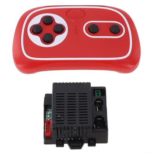 RX75 Kit récepteur et télécommande 12 V pour enfants voiture électrique, module de commande BT 2,4 G avec prise 7 broches, boîtier ABS, fonction de...