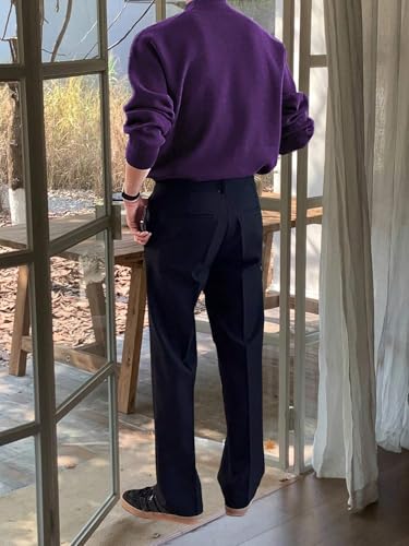 Pullover Sweaters for Men Casual Ribbed Knit Sweater, Autumn/Winter3