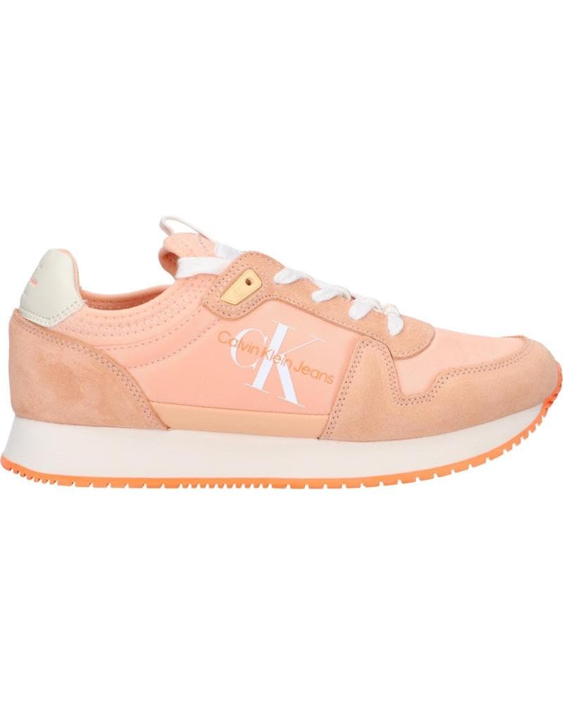 Calvin Klein Jeans Runner Sock Laceup NY-LTH Wn, Zapatillas Mujer