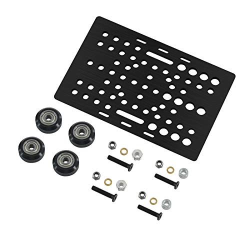 Lysee 3D Printer Parts & Accessories - Sliding Platform 3D Printer Accessories European Standard Aluminum Profile Gantry Plate 20-80mm Pulley - (Size: 20-80mm, Color: 1 Gantry Plate)