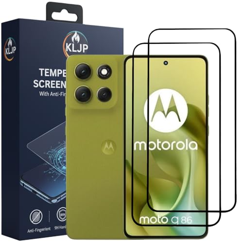Image of Military-Grade Gorilla Tempered Glass For Moto G86 With Installation Kit | Edge to Edge Coverage | Black (Pack Of 2)