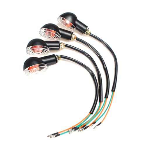 SOLUSTRE 4piezas Señal De Vuelta Luces De Generales Para Motocicleta Mini Intermitentes Luz De Para Apagar El Vehículo
