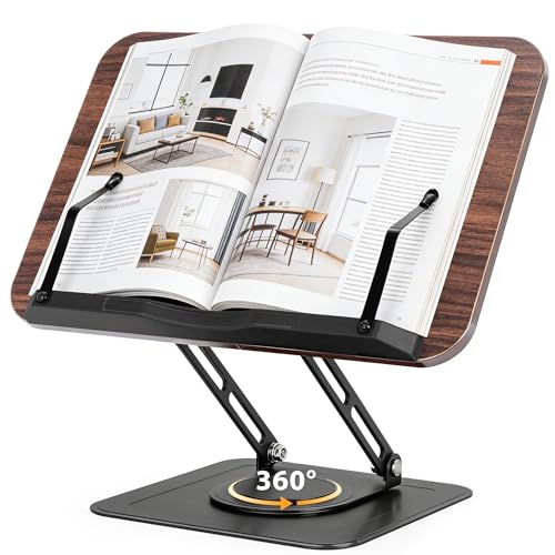 Support de lecture réglable pour grand livre de cuisine, tablette et Kindle