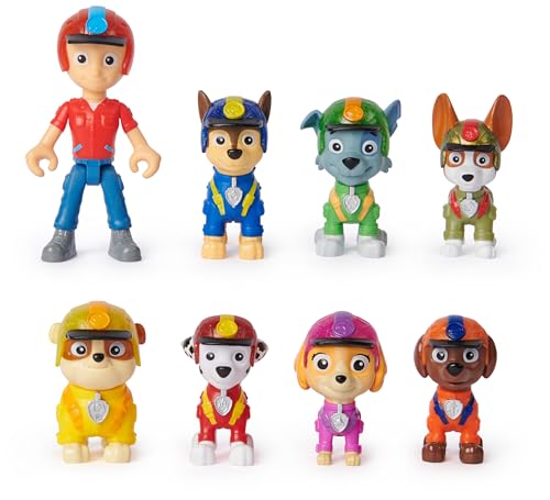 Paw Patrol Patrulla Canina - Pack Figuras Patrulla Canina Jungle PUPS - 8 Figuras Coleccionables 6068184 - Juegos Infantiles - Juguetes Niños 3 Años +