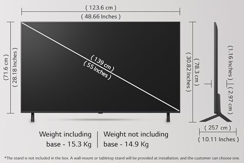 Image of LG 139 cm (55 inches) QNED 8AA Series 4K Ultra HD Smart webOS QNED TV 55QNED8AA6A