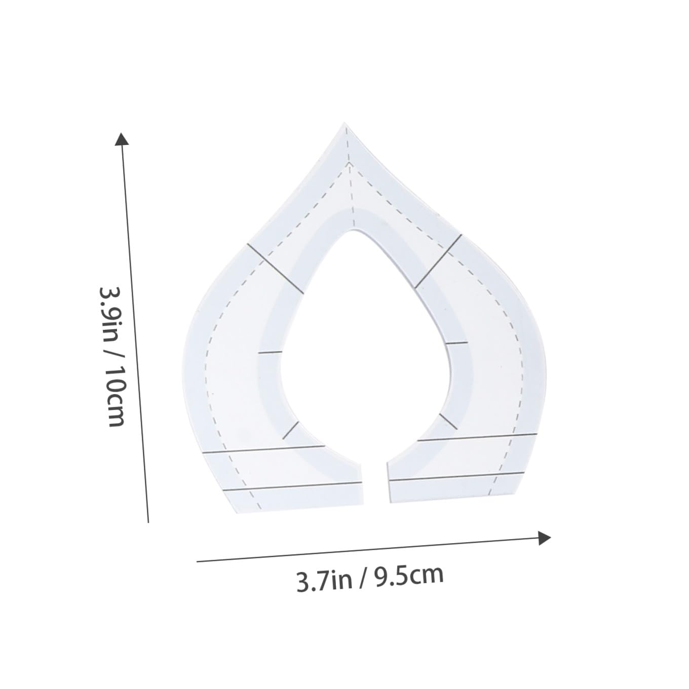 Crea Design Unici 9 Pezzi Set Di Righelli Per Quilting in Acrilico Righelli Per Cucito Per Quilting Righello Per Movimento
