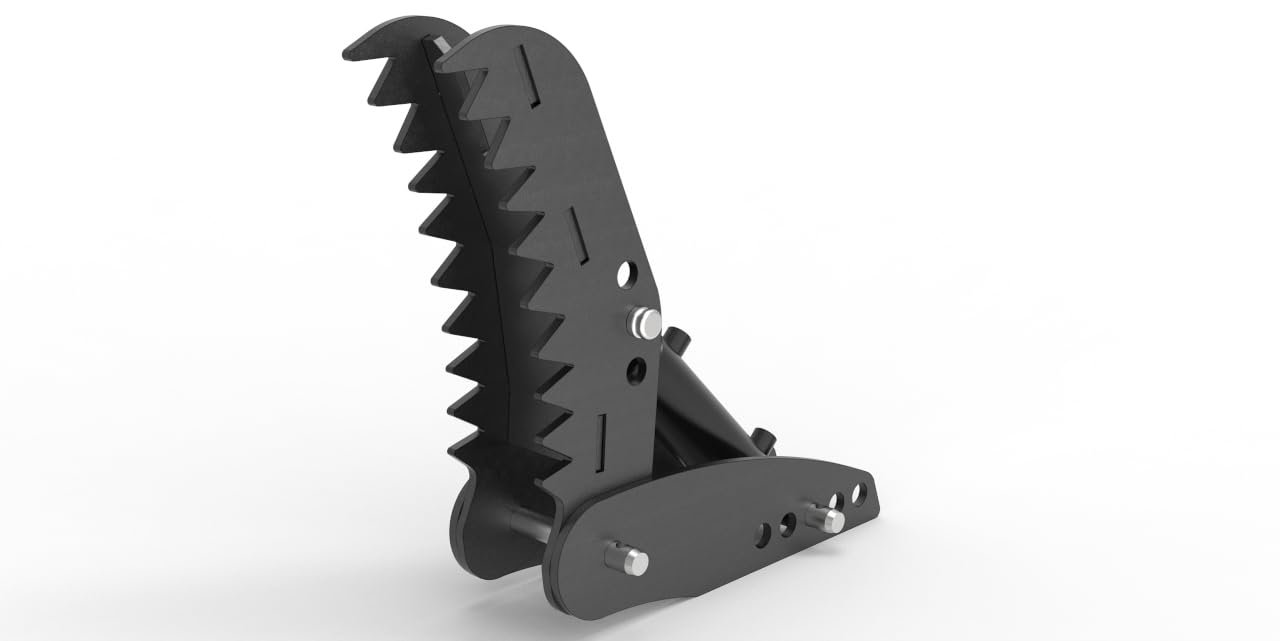 Joma-Tech Pollici per mini escavatori da 3 a 5 t, con cilindro idraulico