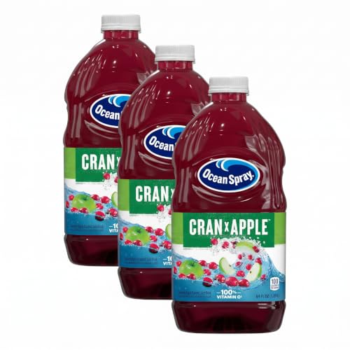 Ocean Spray® Cran-Apple™ Cranberry Apple Juice Drink, 64 Fl Oz Bottle (Pack of 3)