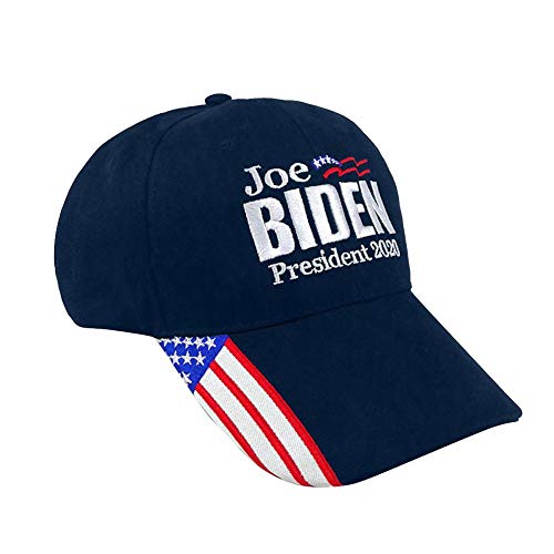 precauti Joe Biden Baseball Cap Baseball Cap Amerikanische Wahl Biden Hat Presidential Cap Verstellbare Größe Gestickter Verstellbarer Hut Für die Präsidentschaftswahl