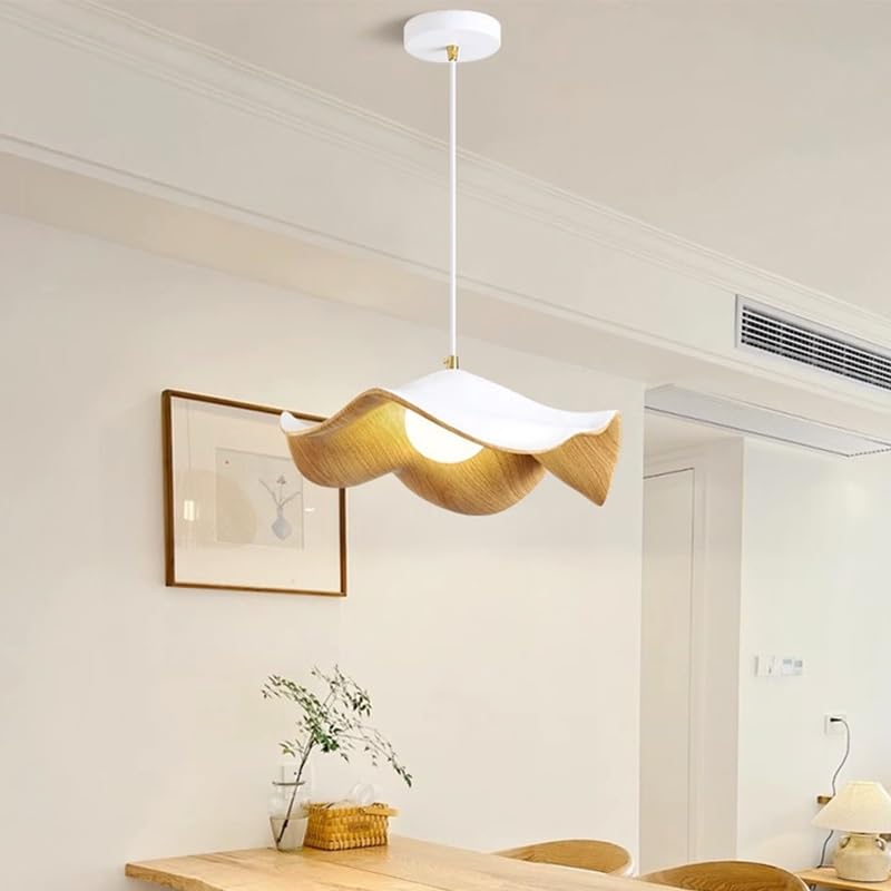 Lustre en résine style japonais luminaire suspendu haut de gamme
