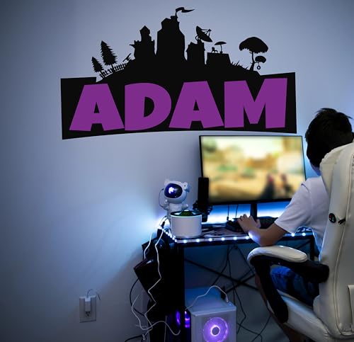 Vinilo Decorativo Gaming Personalizado 30x16 pulgadas