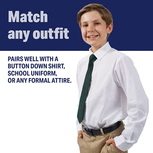 Handmade Self Tie Ties For Boys Woven Boys Emerald Green Ties: Neckties For Kids Wedding Graduation #TOP3