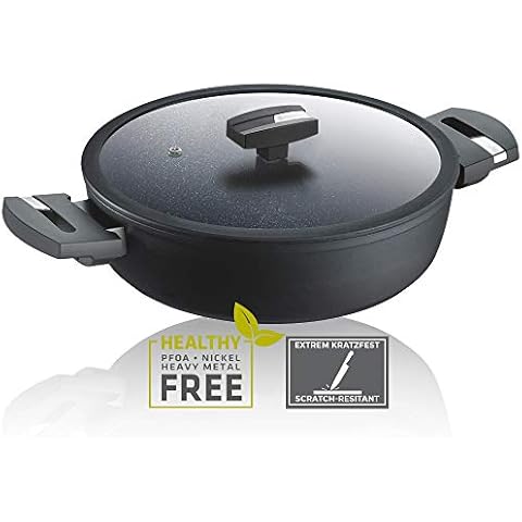 Berndes Pfanne 28 cm - Balance Induction Enduro - Servierpfanne antihaftbeschichtet, hoher Rand Cover