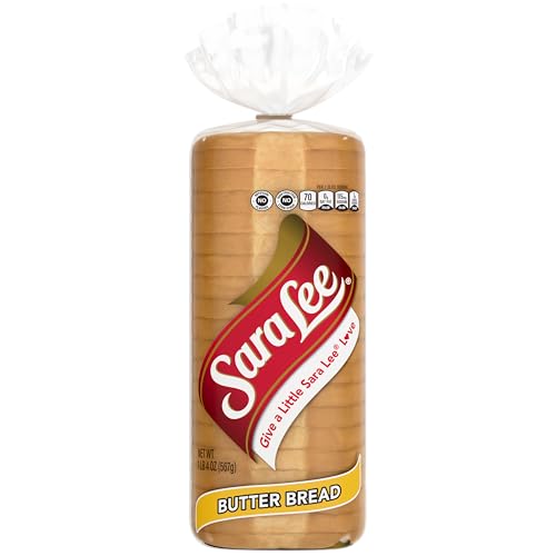 Sara Lee Butter Bread Sandwich Bread, 20 Oz Loaf of Butter Bread With No Artificial Colors or...