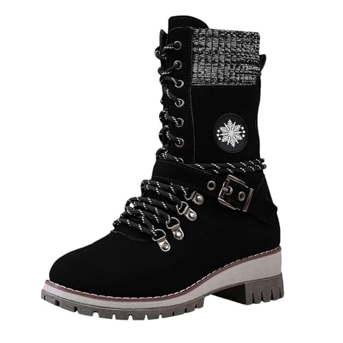 Bottes confortables à talon romain bloc contre la fatigue des pieds pour femmes actives