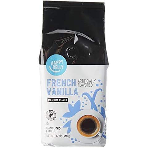Happy Belly French Vanilla Flavored Ground Coffee - Medium Roast Cover