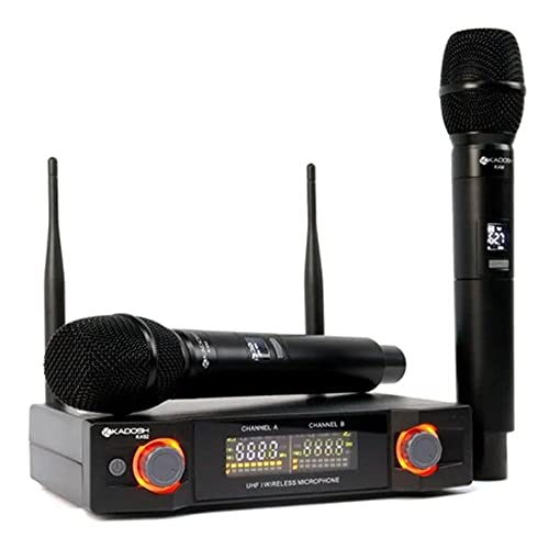 Microfone sem fio uhf kdsw 402 m uhf (mão + mão)
