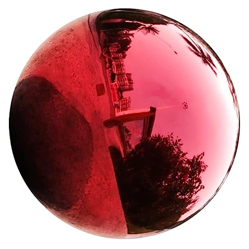 Levemolo Stainless Steel Gazing Ball Polished Outdoor Mirror Sphere for Garden Decor Small Gazing Ball for Outside