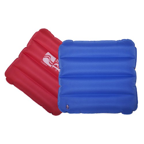 Beach Art M061, Laminated PVC Cushion Unisex – Adult, Blue/Red, 36 x 36 cm