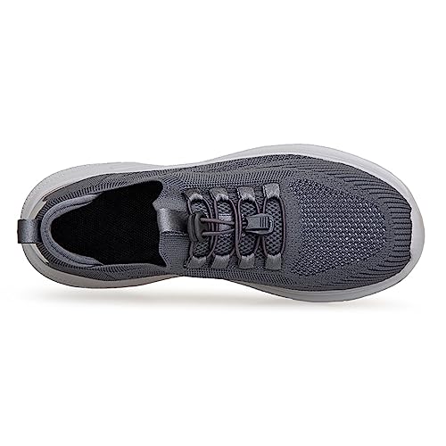 Chaussures marche mode homme légères confort pied sensible gris foncé 40 - 7