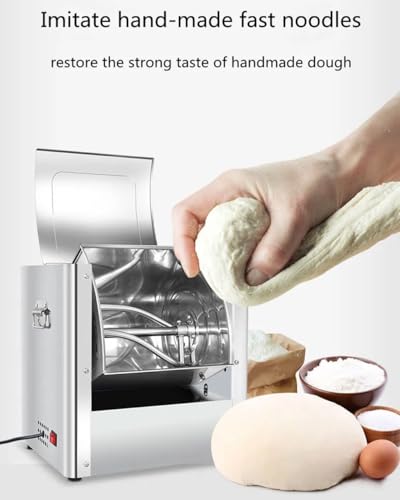 Impastatrice a spirale professionale in acciaio inox, capacità 6 kg, per ristoranti e panetterie, macchina elettrica per pane e pasta