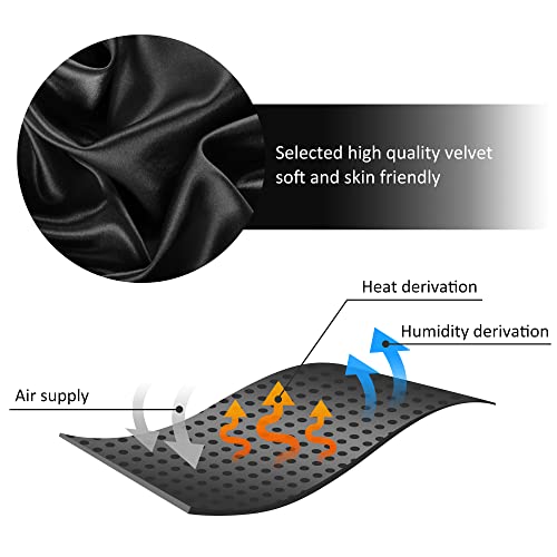 Polibi 58'' Velvet Chaise Lounge Chair With Nailheaded, Modern Tufted Velvet Long Lounger For Living Room Or Office, Sleeper Lounge Sofa, Black #TOP7