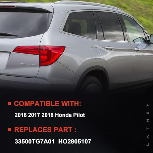 Tail Light Compatible With 2016 2017 2018 Honda Pilot Outer Passenger Side by Lathsy - Used condition - Image 2