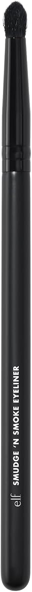 e.l.f. Smudge 'N Smoke Eyeliner Brush, Multi-Use Eyeshadow & Eyeliner Brush For Creating A Perfect Smoky Eye, Vegan & Cruelty-Free