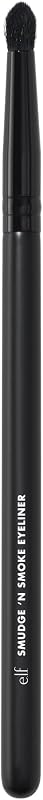 e.l.f. Smudge 'N Smoke Eyeliner Brush, Multi-Use Eyeshadow & Eyeliner Brush For Creating A Perfect Smoky Eye, Vegan & Cruelty-Free