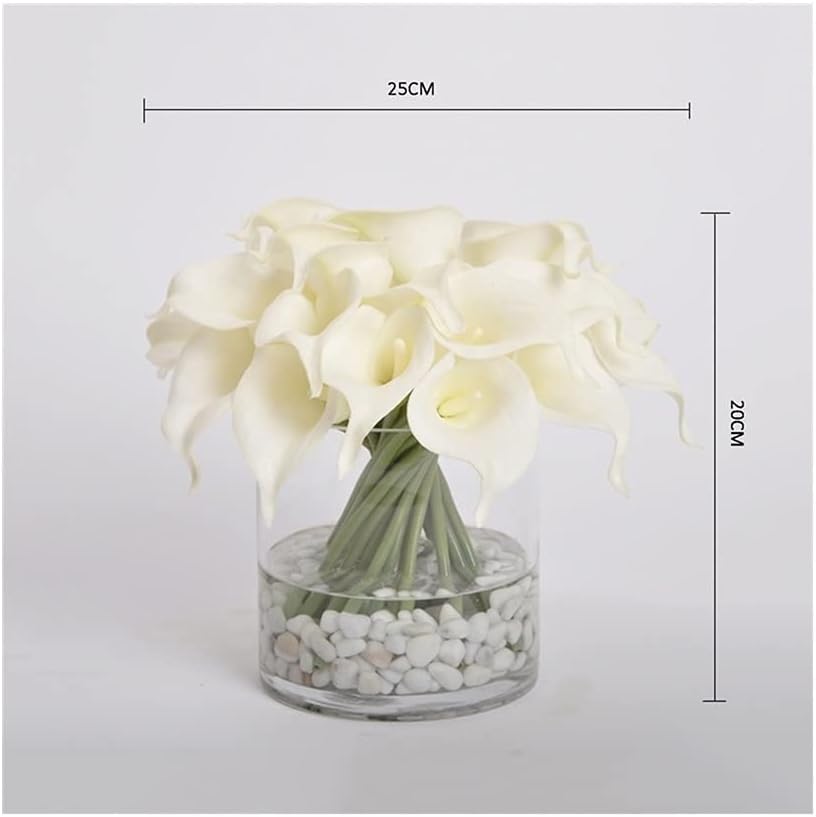 初売り 造花 花瓶 屋内屋外の結婚式のホームオフィスの装飾のお祝い家具のための花瓶 絹の偽のカーラの偽の花 フラワーアレンジメント 造花 Www Hairstudio Infinity Nl