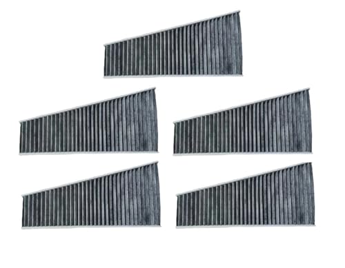 車用 エアコンフィルタ アウディ A4 B8/Q5 8R/A5 8T 8F S5 用エアコンフィルター/外部エアコンフィルター OEM No.8KD819439 8KD819441 エアフィルター(Outer air filt 5PCS)