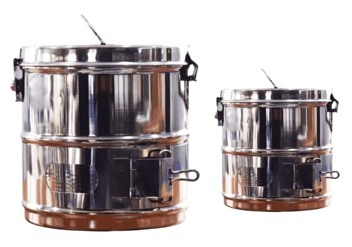 Image of Electric Autoclave Pressure Cooker Type (11x9 Inch) Powder Coated Autoclave Sterilizer Electric & Sterilizer Dressing Drum Heavy Duty size 8x8 inch & 6X6 inch 1 Extra Element Free