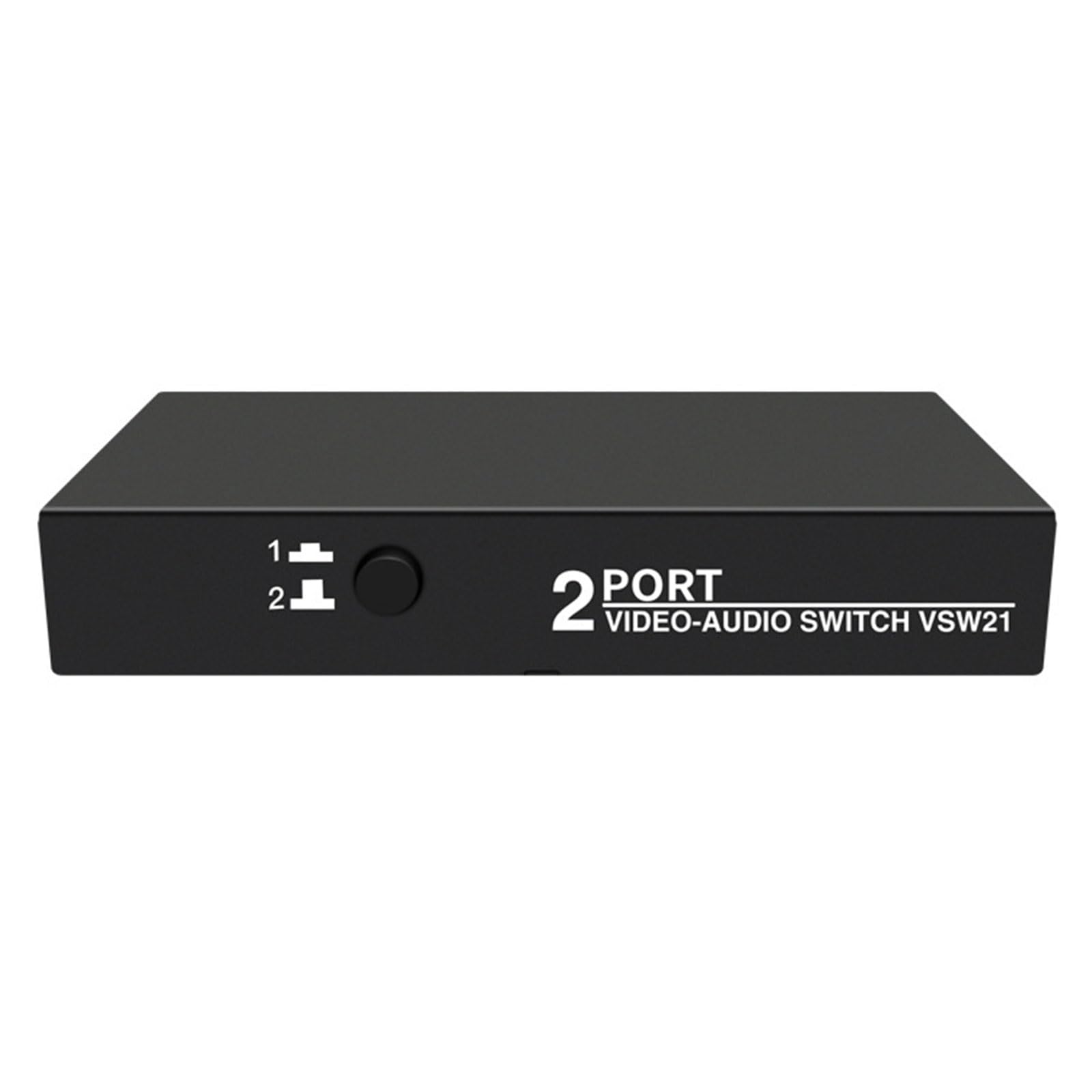 Professional 2Input AV Video Music Selectors Switchers Splitter for Studio Home Entertainment Systems Switcher