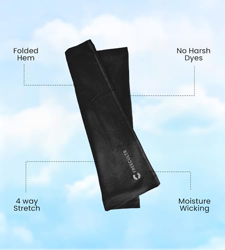 Freecultr Unisex Bamboo Plain Bandana, Anti Microbial Super Soft & Comfort Fit, Breathable Multipurpose Headband, Face Mask for Dust Protection-Pack of 2-100% Try On Guarantee - Made in India