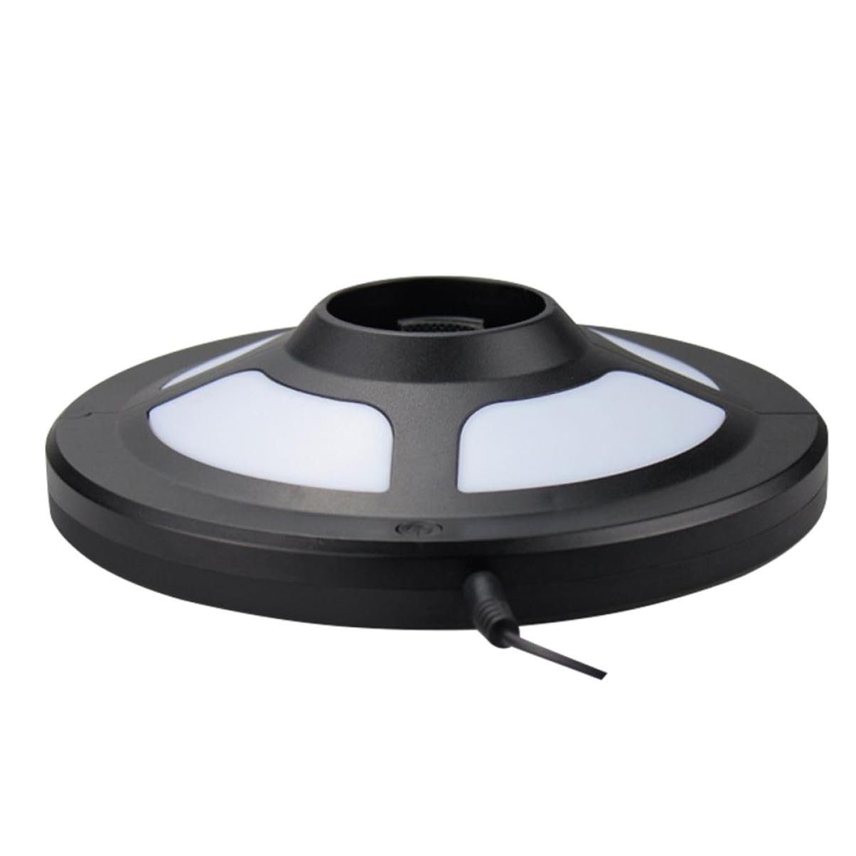 Lampe LED de Camping Extérieure pour Parasol, Éclairage de Secours Noir