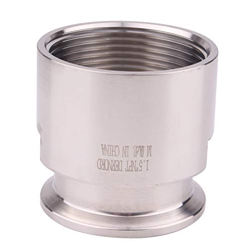 Adaptateur Barbelé 1,5" Tri Clamp Vers Tuyau 1,5" – En Inox 304, Qualité Fiable