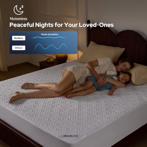 Image of BEDLORE Waterproof Mattress Protector, Full Size Mattress Pad