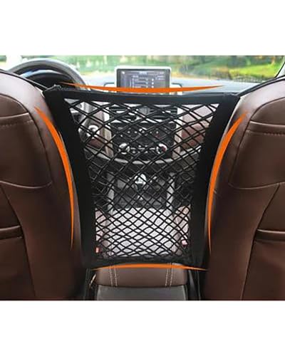 Sac de rangement de style automobile à maille élastique extensible