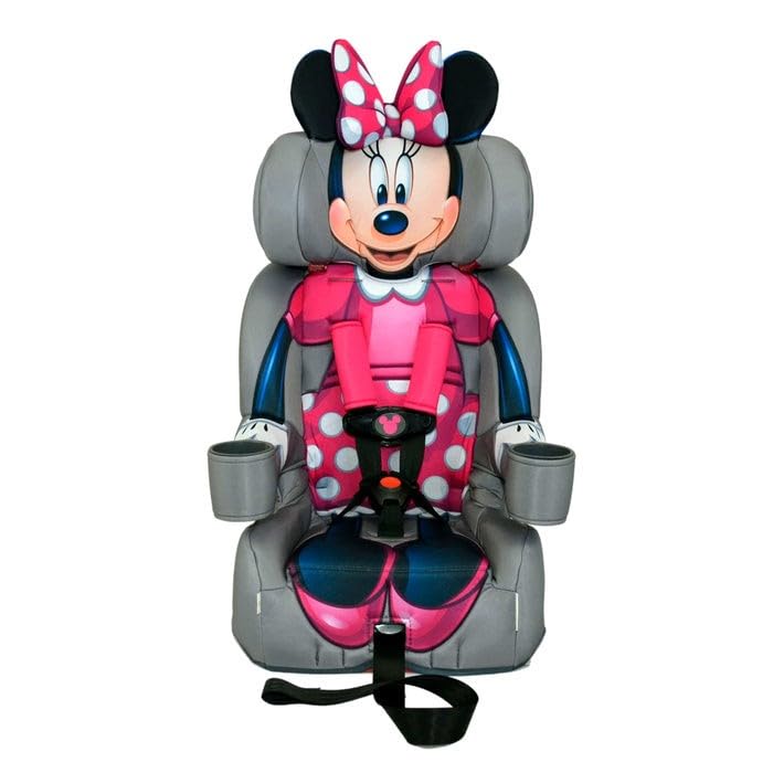 Disney Minnie Mouse 2-in-1 Car Seat by KidsEmbrace | Forward-Facing Harness (26.5–65 lbs) &...