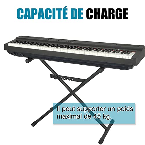 GLEAM Support de clavier simple en X - Les Beatles, Paul McCartney, John Lennon, RIngo Starr, George Harrison GLEAM Support de clavier simple en X – Image 7