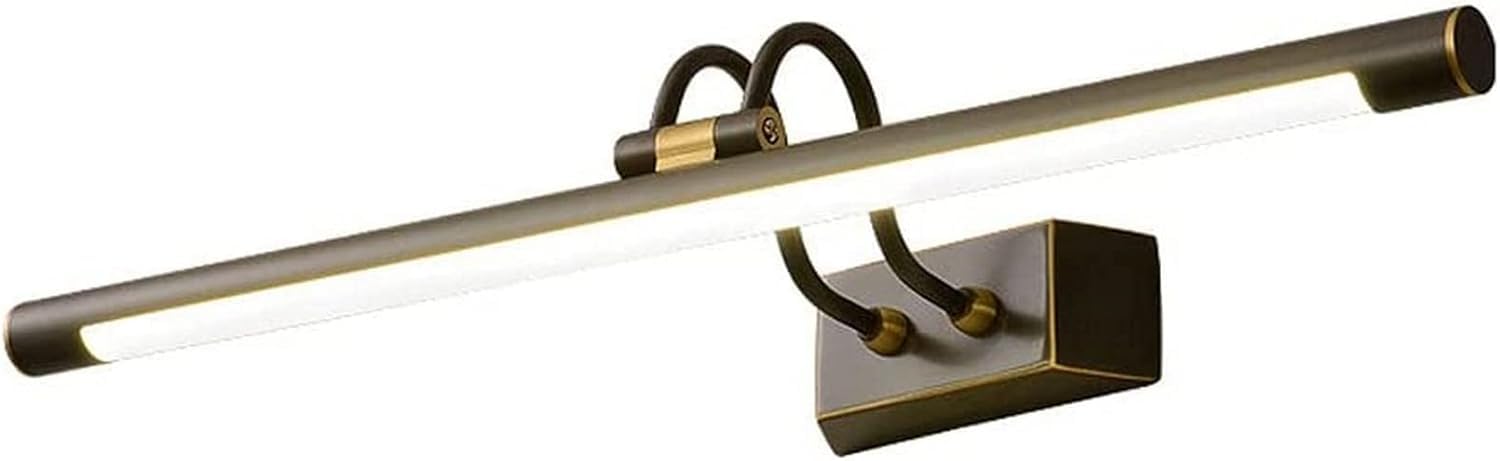 Jybnbbe Black Mirror Light Led Vanity Lighting Bathroom Light Fixture, Adjustable Makeup Mirror Front Lamp, Wall Toilet Mirror Lamp Bath Modern Vanity Mirror Light,Chandelier,