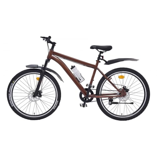 Image of playR Stallion Cycle 27.5 Inch Single Speed - Front Wheel Shock Abs Front and Rear Disc Brake for Durable City Bicycle & Outdoor Adventure Bike for Men & Women All Season